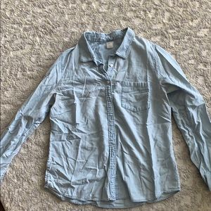 J. Crew “perfect shirt” chambray button down